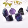 Natural Colored Fluorite Rough Stone Colorful Fluorite Crystal Mineral Crystal - Image 2