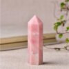 Natural Crystal Column Pink Crystal Raw Stone - Image 4