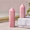 Natural Crystal Column Pink Crystal Raw Stone - Image 3