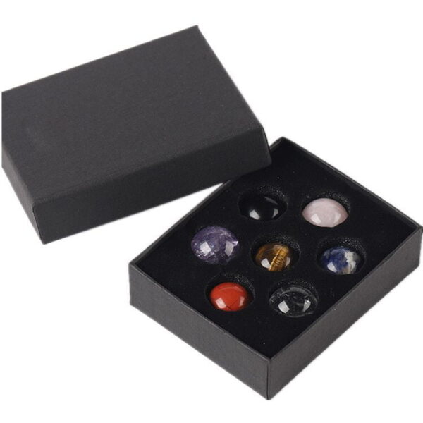 Natural Colorful Crystal Balls Set