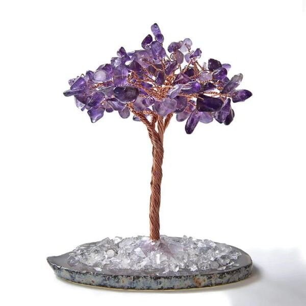Natural Crystal Fortune Tree Money Tree Home Office Ornament Natural Crystal Fortune Tree Money Tree Home Office Ornament
