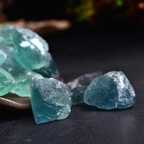 Natural Crystal Green Fluorite Raw Stone
