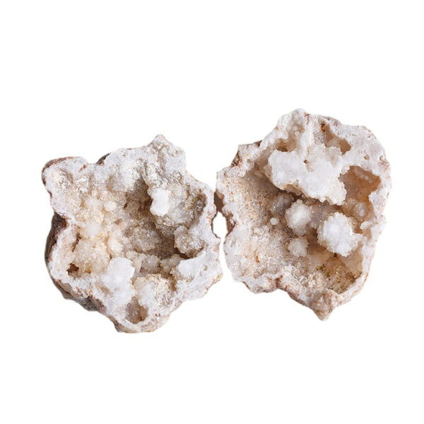 Natural White Crystal Cave Agate Crystal Cave