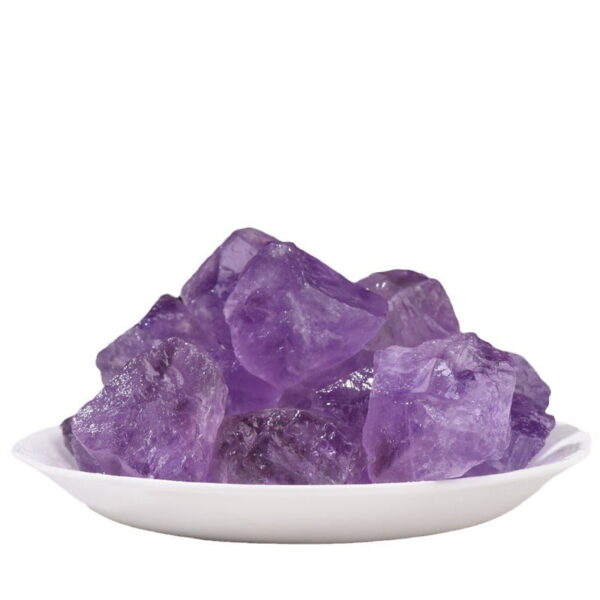 Natural Light Amethyst Rough Stone Aromatherapy Diffuser Stone