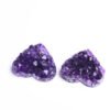 Natural Amethyst Cluster Amethyst Geode Heart Shaped Rough Stone