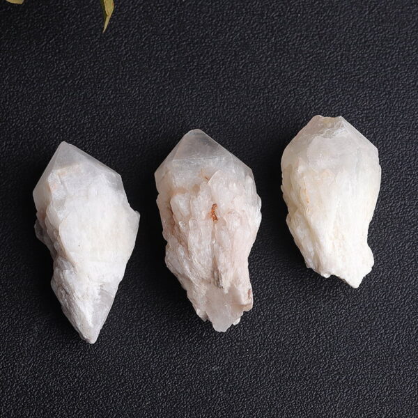 Natural White Crystal Cluster Raw Stone Mineral Ornament