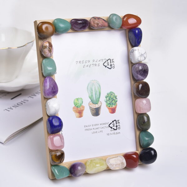 O1CN015RSAVM1RG3pWP73UB_!!2211574462083-0-cib Natural Colorful Crystal Photo Frame
