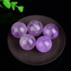 Natural Amethyst Ball Ornament Natural Amethyst Ball Ornament