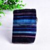 Natural Colorful Rainbow Fluorite Slice Stripes Crystal Rough Stone - Image 4