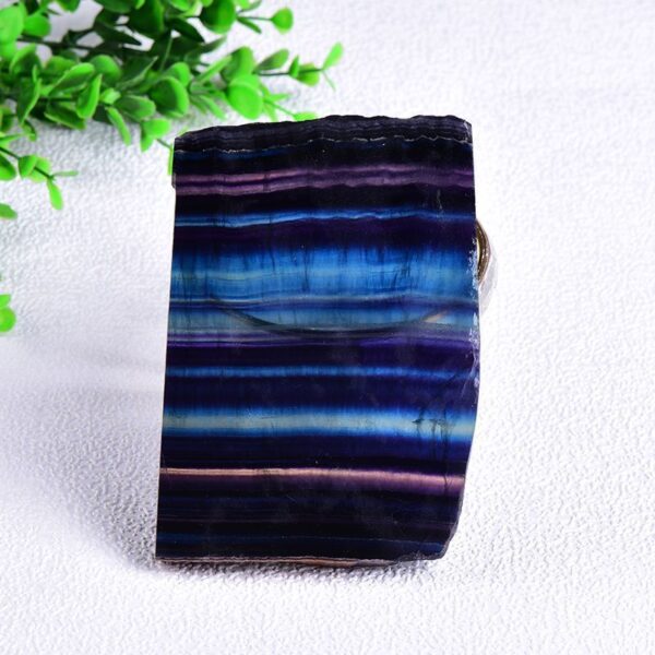 O1CN016NyUbg1j2vUvLfgz3_!!2208437594491-0-cib Natural Colorful Rainbow Fluorite Slice Stripes Crystal Rough Stone