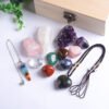 Natural Crystal Colorful Raw Stone Set - Image 3