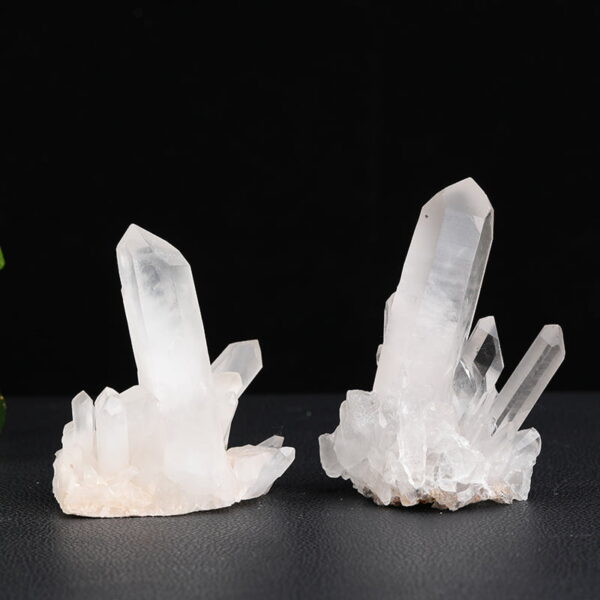 Natural White Crystal Cluster Raw Stone Home Office Ornament