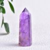 Natural Amethyst Single Pointed Hexagonal Prism Amethyst Rough Stone Ornament - Image 4