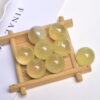 Natural Yellow Crystal Round Ball Decoration Ornament Craft Natural Yellow Crystal Round Ball Decoration Ornament Craft