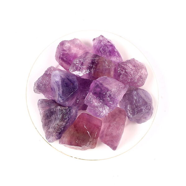 Natural Purple Sapphire Amethyst Rough Stone