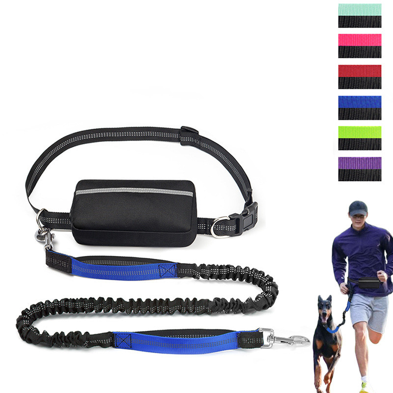Pet Sports Running Waist Bag Dog Rope