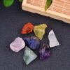 Natural Crystal Raw Stone Colorful Raw Stone Set Aromatherapy Mineral Incense Stone Colorful Crystal Ornaments