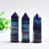 Natural Colorful Fluorite Hexagonal Single Point Crystal - Image 2