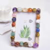 Natural Colorful Crystal Photo Frame Decoration Ornament Craft Natural Colorful Crystal Photo Frame Decoration Ornament Craft