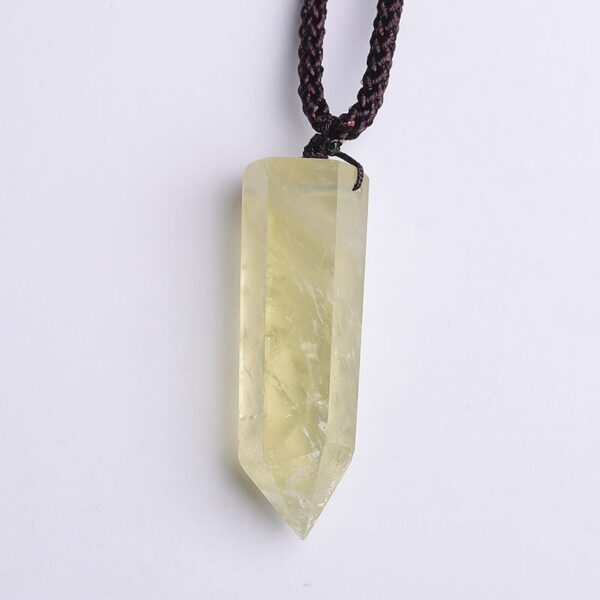 O1CN01HB7le31j2vTVa4GcU_!!2208437594491-0-cib Natural Citrine Hexagonal Prism Raw Stone Pendant Necklace
