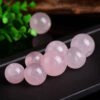 Natural Pink Crystal Round Ball Ornament 3-8cm - Image 2