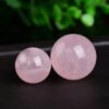 Natural Pink Crystal Round Ball Ornament 3-8cm - Image 4