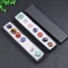 Natural Crystal Raw Stone Seven Color Gemstone Box Set - Image 2