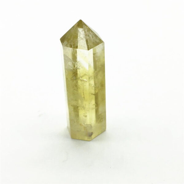 Natural Citrine Crystal Single Pointed Column Hexagonal Prism