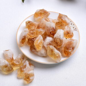 Natural Citrine Raw Stone Aromatherapy Diffuser Stone