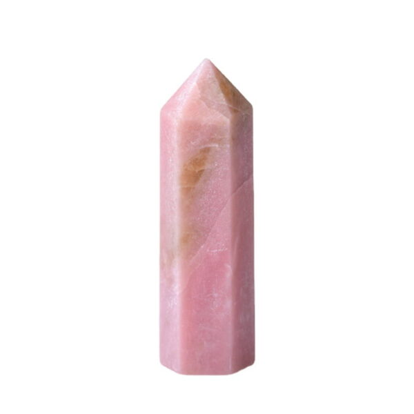 Natural Crystal Column Pink Crystal Raw Stone