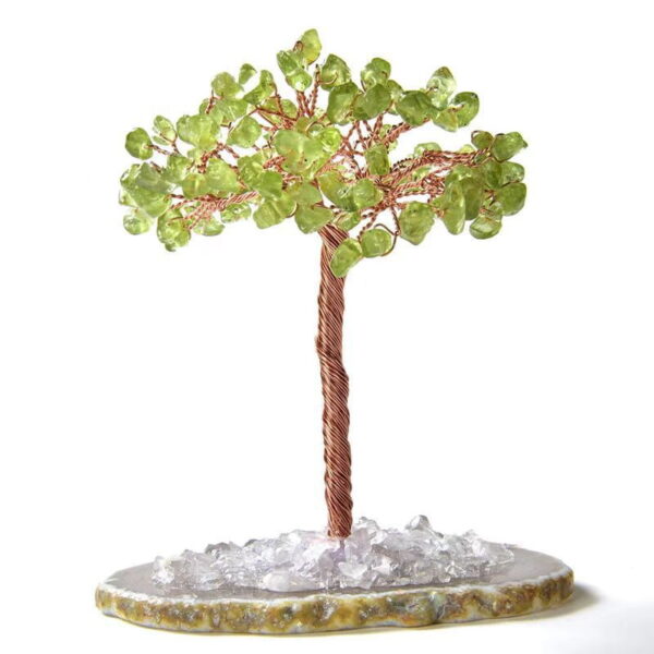 Natural Crystal Fortune Tree Money Tree Home Office Ornament