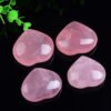 Natural Pink Crystal Love-heart Shape Pink Crystal - Image 3