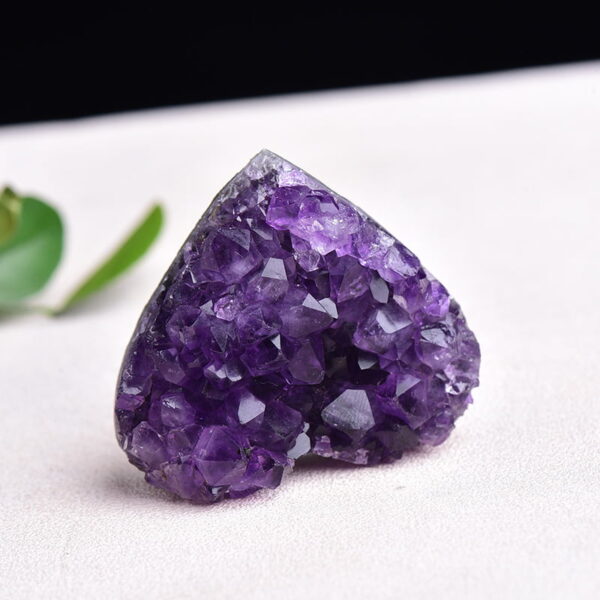 Natural Amethyst Cluster Amethyst Geode Heart Shaped Rough Stone Natural Amethyst Cluster Amethyst Geode Heart Shaped Rough Stone