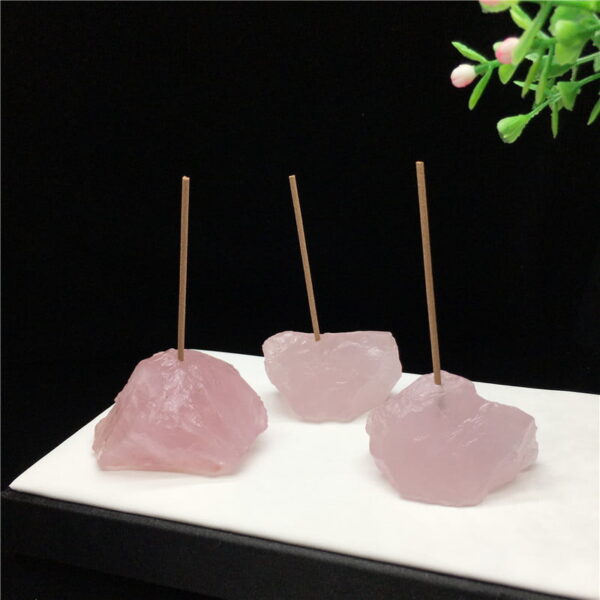 Natural Crystal Incense Holder