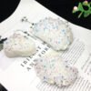 Natural White Crystal Cluster Colorful Electroplated Crystal Raw Stone Cluster - Image 8