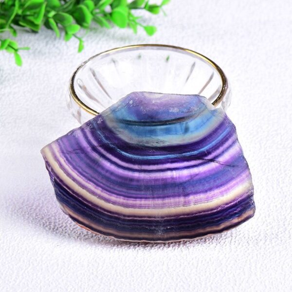 O1CN01YUpVZw1j2vV30xxH8_!!2208437594491-0-cib Natural Colorful Rainbow Fluorite Slice Stripes Crystal Rough Stone