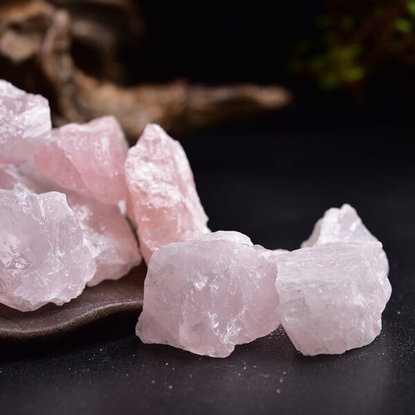 Natural Rose Quartz Stone Aromatherapy Crystal Diffuser Stone