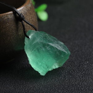 Natural Green Fluorite Pendant Rough Stone Irregular Crystal Necklace Fluorite Random Rough Stone Natural Green Fluorite Pendant Rough Stone Irregular Crystal Necklace Fluorite Random Rough Stone