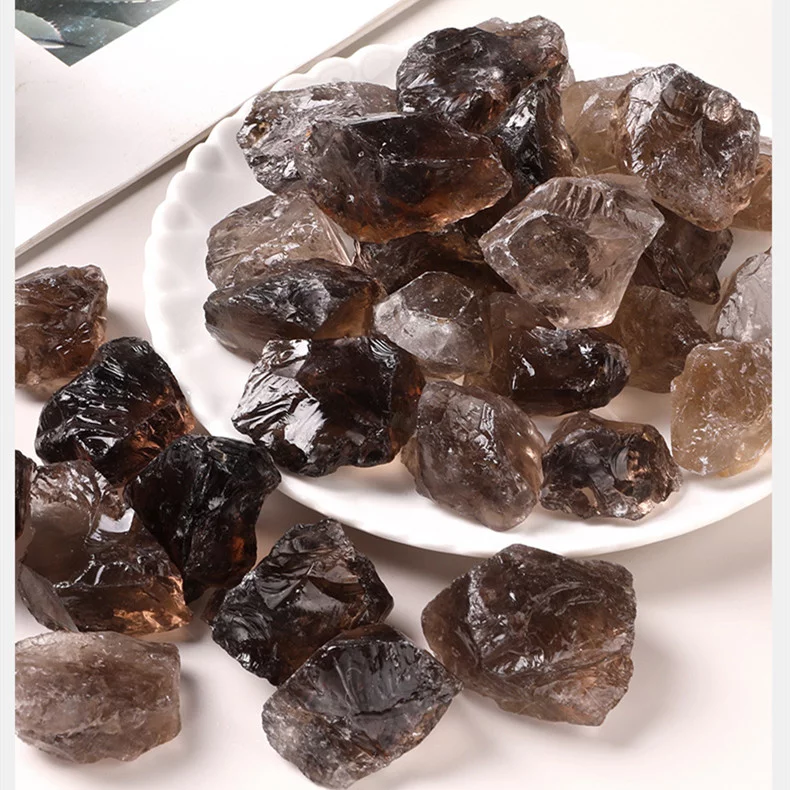 Natural Brown Quartz Smoky Quartz Raw Stone
