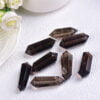 Natural Tea Crystal Raw Stone Tea Crystal Column Double Pointed Column Hexagonal Column Energy Column Ornament Craft