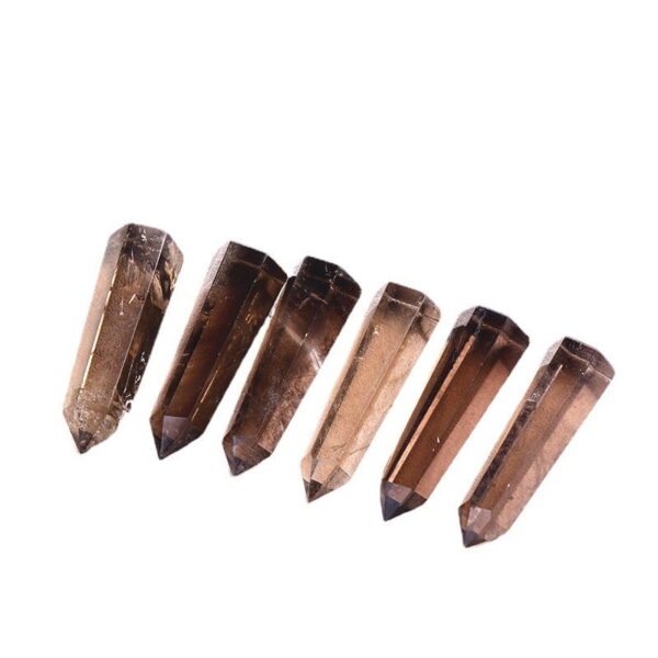 Natural Smoky Quartz Column Single Pointed Brown Quartz Hexagonal Column Natural Smoky Quartz Column Single Pointed Brown Quartz Hexagonal Column