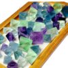 Natural Blue Fluorite Octahedron Crystal Rough Stone - Image 5