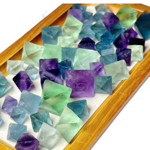 O1CN01cRjEUV1LllfmDZTcE_!!2214961681340-0-cib Natural Blue Fluorite Octahedron Crystal Rough Stone