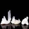 Natural White Crystal Cluster Ornament Raw Stone Cluster