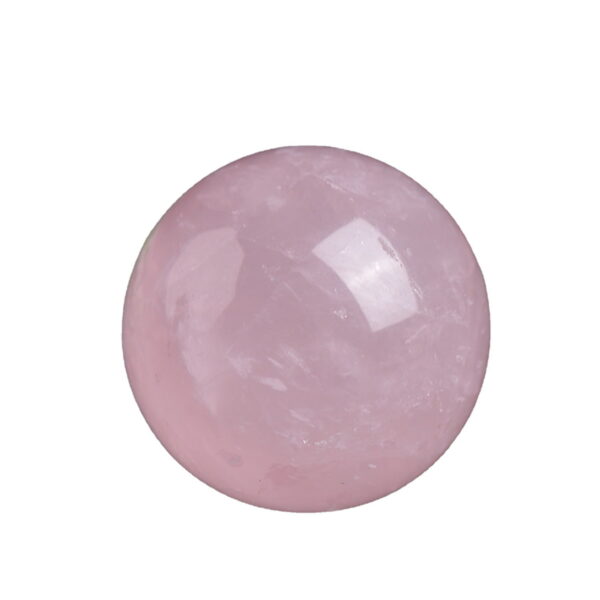 Natural Pink Crystal Round Ball Ornament 3-8cm