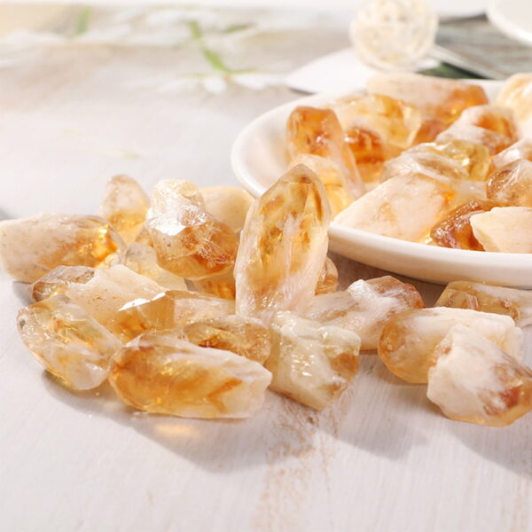 Natural Citrine Raw Stone Aromatherapy Diffuser Stone