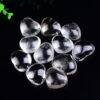 Natural Heart-shaped White Crystal Pendant Craft Natural Heart-shaped White Crystal Pendant Craft
