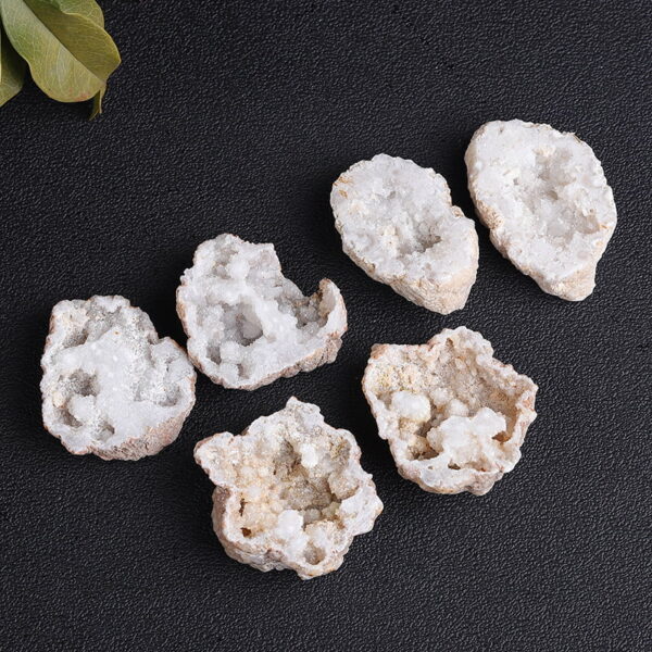 Natural White Crystal Cave Agate Crystal Cave