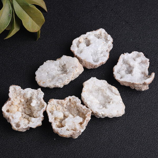 Natural White Crystal Cave Agate Crystal Cave
