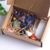 Natural Crystal Amethyst Cluster Colorful Gemstone Gift Box Set - Image 3